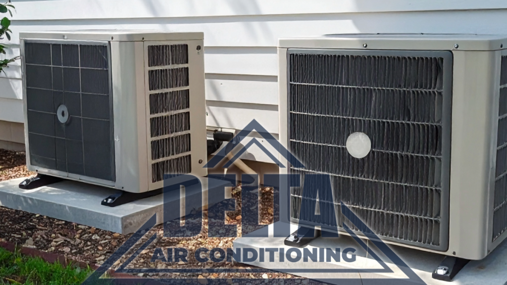 HVAC units at a Dallas Texas Home