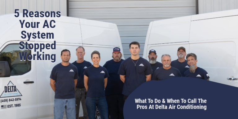 Delta Air Conditioning employees and trucks